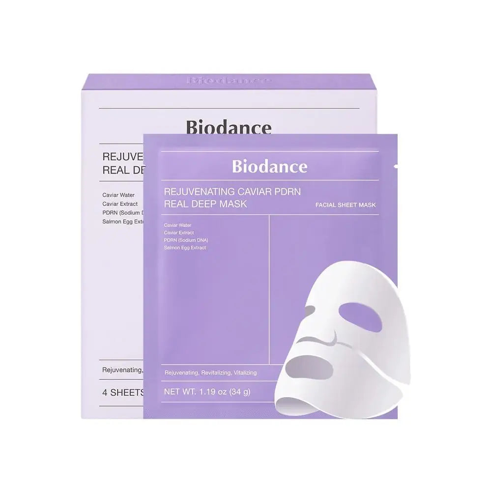 Bio Collagen Facial Mask Shrink Pores Deep Hydrating Overnight Mask Moisturizing Refreshing Brightening Face Korean Skin Care