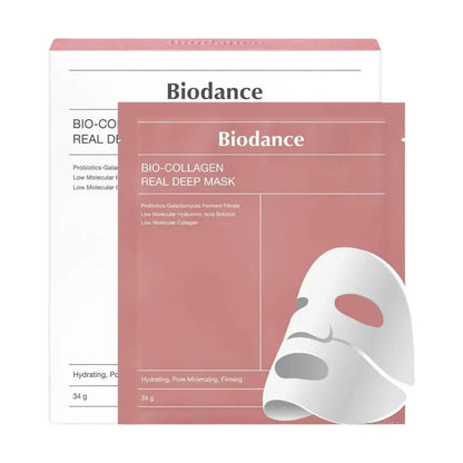 Bio Collagen Facial Mask Shrink Pores Deep Hydrating Overnight Mask Moisturizing Refreshing Brightening Face Korean Skin Care