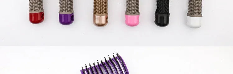 Detangling Hairbrush Scalp Massage Comb Bristle Nylon Women Magic Curly Hair Brush Salon Hairdressing Styling Tools Wholesale