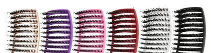 Detangling Hairbrush Scalp Massage Comb Bristle Nylon Women Magic Curly Hair Brush Salon Hairdressing Styling Tools Wholesale