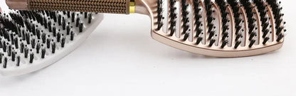 Detangling Hairbrush Scalp Massage Comb Bristle Nylon Women Magic Curly Hair Brush Salon Hairdressing Styling Tools Wholesale