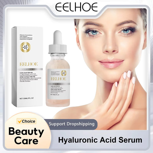 EELHOE Hyaluronic Acid Serum Face Deep Nourishing Skin Firming Lactic Acid Rejuvenate the Facial Essence Skin Care Moisturizer