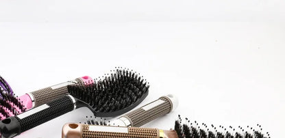 Detangling Hairbrush Scalp Massage Comb Bristle Nylon Women Magic Curly Hair Brush Salon Hairdressing Styling Tools Wholesale