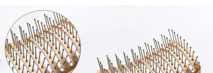 Detangling Hairbrush Scalp Massage Comb Bristle Nylon Women Magic Curly Hair Brush Salon Hairdressing Styling Tools Wholesale