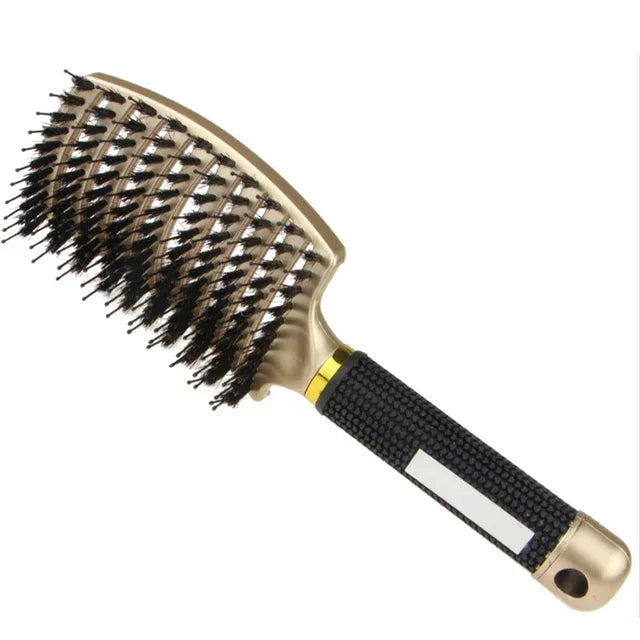 Detangling Hairbrush Scalp Massage Comb Bristle Nylon Women Magic Curly Hair Brush Salon Hairdressing Styling Tools Wholesale
