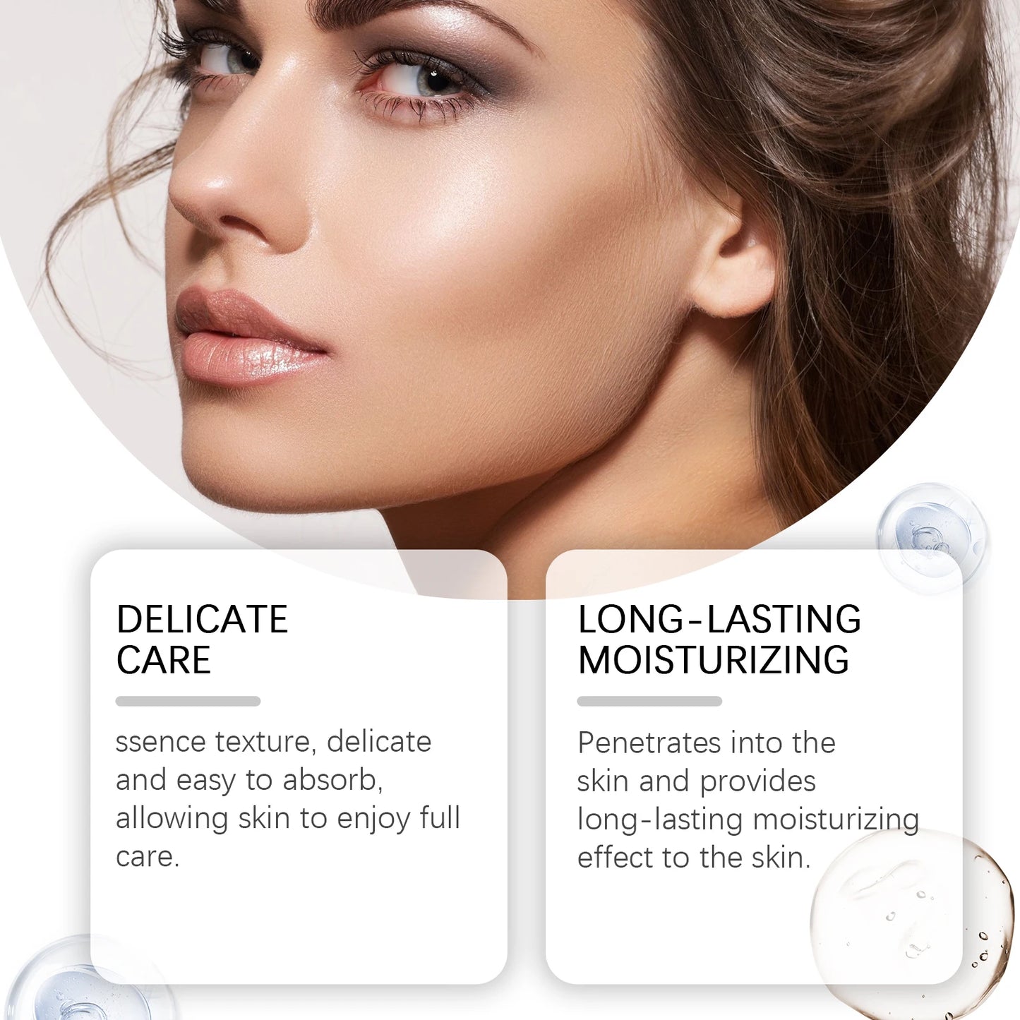 EELHOE Hyaluronic Acid Serum Face Deep Nourishing Skin Firming Lactic Acid Rejuvenate the Facial Essence Skin Care Moisturizer