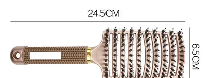 Detangling Hairbrush Scalp Massage Comb Bristle Nylon Women Magic Curly Hair Brush Salon Hairdressing Styling Tools Wholesale
