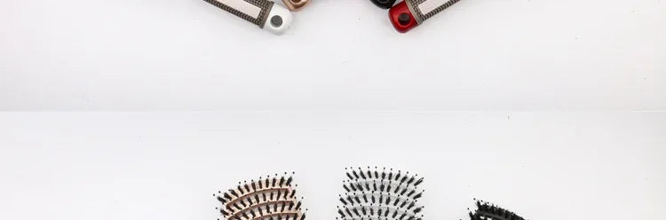 Detangling Hairbrush Scalp Massage Comb Bristle Nylon Women Magic Curly Hair Brush Salon Hairdressing Styling Tools Wholesale