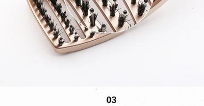 Detangling Hairbrush Scalp Massage Comb Bristle Nylon Women Magic Curly Hair Brush Salon Hairdressing Styling Tools Wholesale