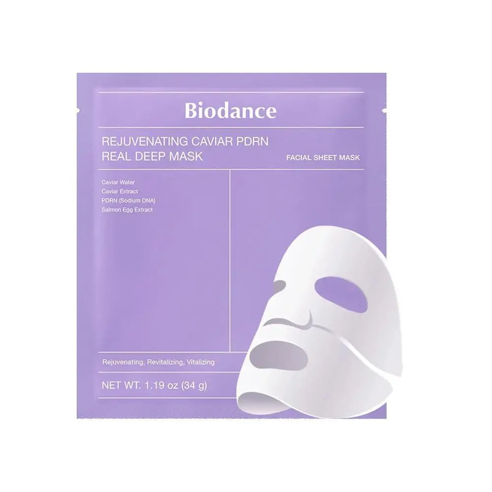 Bio Collagen Facial Mask Shrink Pores Deep Hydrating Overnight Mask Moisturizing Refreshing Brightening Face Korean Skin Care